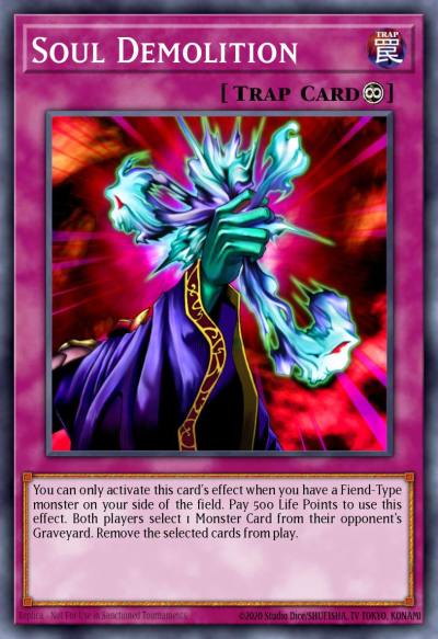 Soul Demolition Common DB2-EN135 Dark Beginning 2 Yugioh card