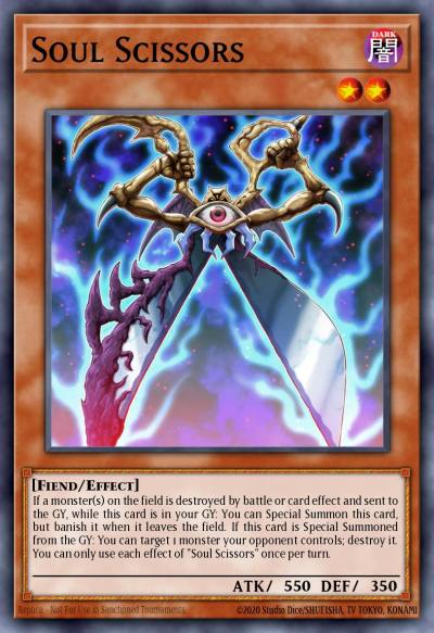 Soul Scissors Super Rare MP23-EN176 25th Anniversary Tin Dueling Heroes Mega Pack Yugioh card