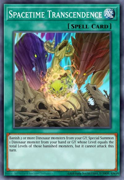 Spacetime Transcendence Ultra Rare BLLR-EN029 Battles of Legend Lights Revenge Yugioh card