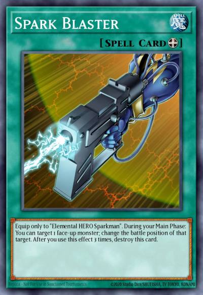 Spark Blaster Rare CRV-EN047 Cybernetic Revolution Yugioh card