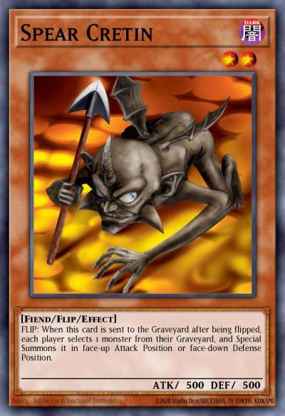Spear Cretin Duel Terminal Normal Parallel Rare DT05-EN006 Duel Terminal 5a Yugioh card