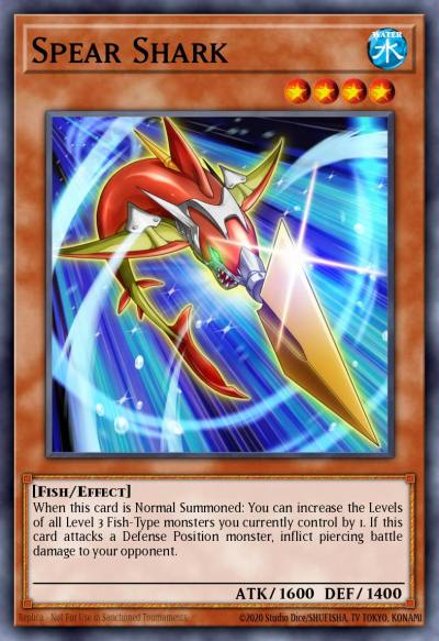 Spear Shark Common CBLZ-EN009 Cosmo Blazer Yugioh card