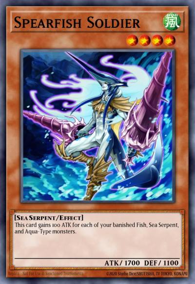 Spearfish Soldier Common GENF-EN018 Generation Force Yugioh card