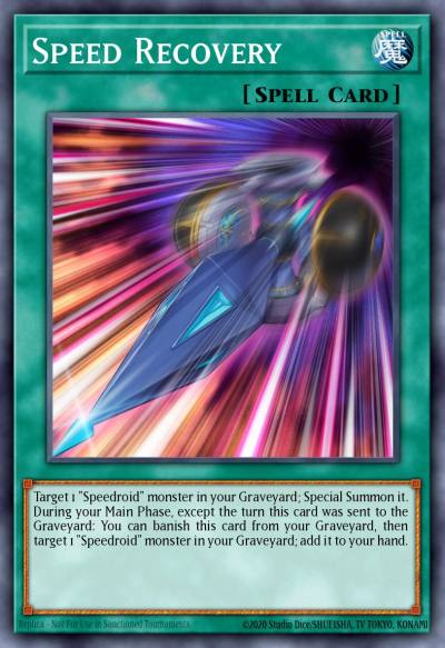 Speed Recovery Super Rare HSRD-EN011 High-Speed Riders Yugioh card