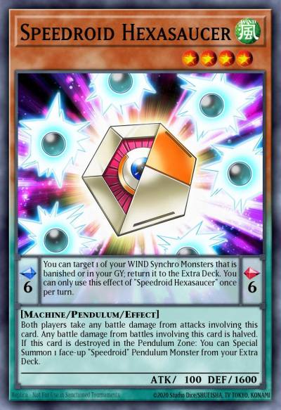 Speedroid Hexasaucer Ultra Rare DUOV-EN035 Duel Overload Yugioh card