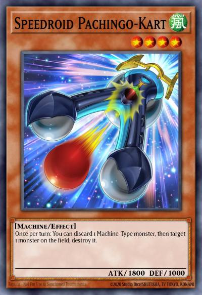 Speedroid Pachingo-Kart Rare MP17-EN005 2017 Mega-Tin Mega Pack Yugioh card