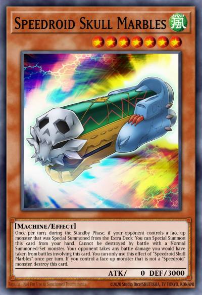 Speedroid Skull Marbles Common MP18-EN001 2018 Mega-Tin Mega Pack Yugioh card