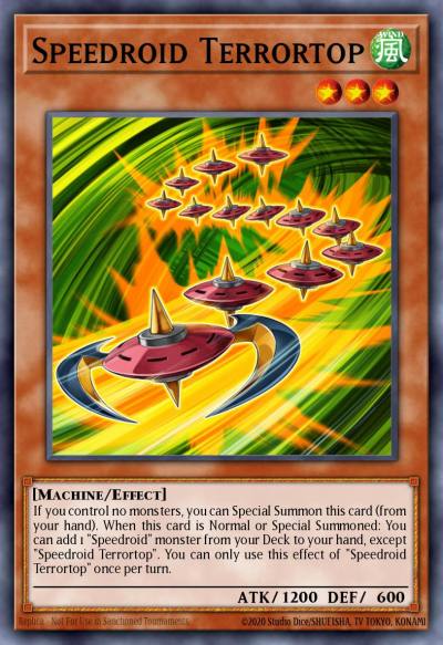 Speedroid Terrortop Quarter Century Secret Rare MP24-EN040 25th Anniversary Tin Dueling Mirrors Yugioh card