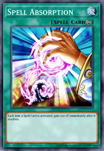 Spell Absorption Ultra Rare KC01-EN052 25th Anniversary Ultimate Kaiba Set Yugioh card
