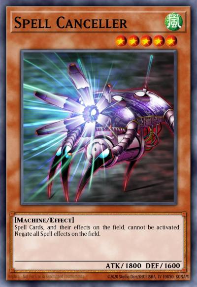 Spell Canceller Prismatic Secret Rare MP25-EN131 2025 Mega-Pack Tin Yugioh card