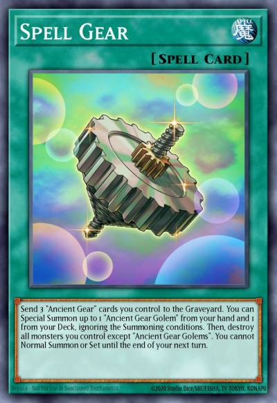 Spell Gear Common LODT-EN049 Light of Destruction Yugioh card