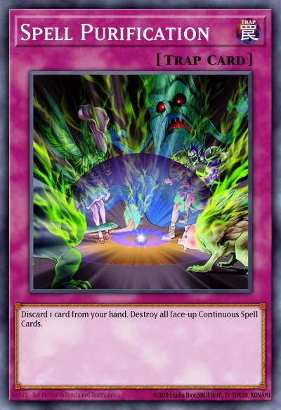 Spell Purification Common DR3-EN118 Dark Revelation Volume 3 Yugioh card