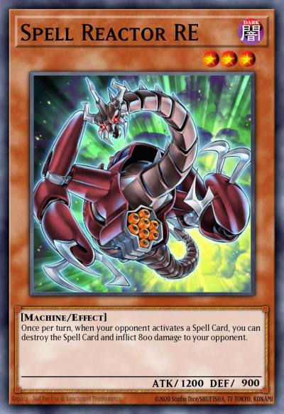 Spell Reactor RE Common CRMS-EN014 Crimson Crisis Yugioh card