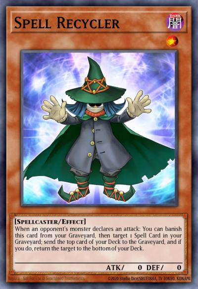 Spell Recycler Common JOTL-EN004 Judgment of the Light Yugioh card