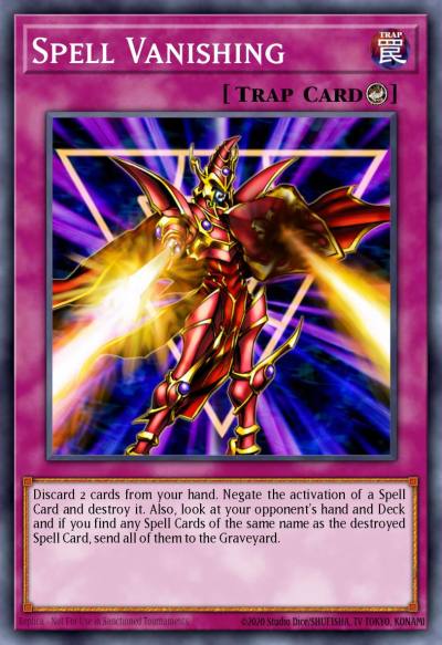 Spell Vanishing Super Rare DCR-101 Dark Crisis Yugioh card