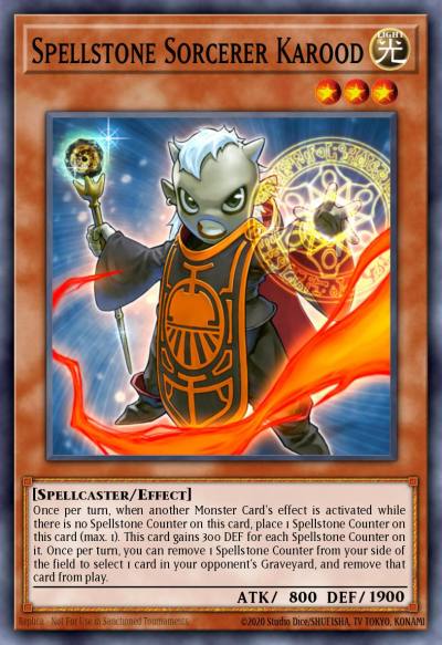 Spellstone Sorcerer Karood Secret Rare STBL-EN083 Starstrike Blast Yugioh card