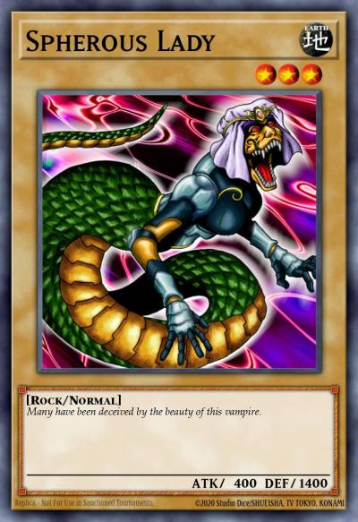 Spherous Lady Common LON-059 Labyrinth of Nightmare Yugioh card