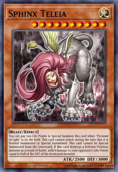 Sphinx Teleia Ultra Rare EP1-EN003 Exclusive Pack Yugioh card