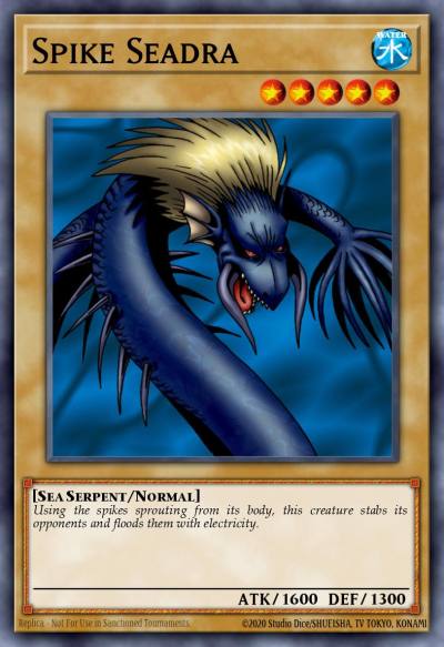 Spike Seadra Common LOB-103 Legend of Blue Eyes White Dragon Yugioh card