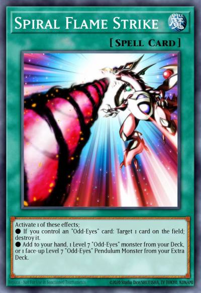 Spiral Flame Strike Ultra Rare DPDG-EN001 Duelist Pack Dimensional Guardians Yugioh card