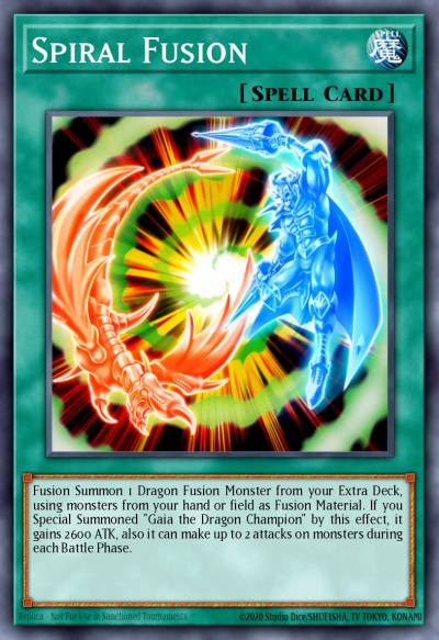 Spiral Fusion Rare MP21-EN133 2021 Tin of Ancient Battles Yugioh card