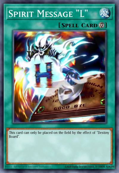 Spirit Message L Common DB2-EN025 Dark Beginning 2 Yugioh card