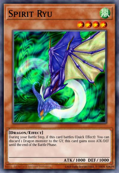 Spirit Ryu Common DB2-EN153 Dark Beginning 2 Yugioh card