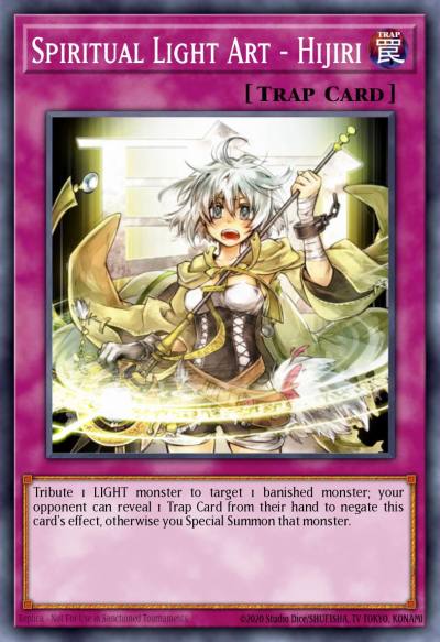 Spiritual Light Art - Hijiri Super Rare GAOV-EN077 Galactic Overlord Yugioh card