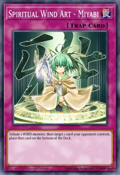 Spiritual Wind Art - Miyabi Common AP07-EN024 Astral Pack Seven Yugioh card