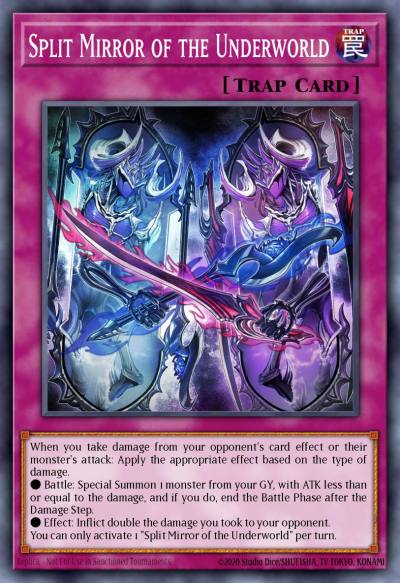 Split Mirror of the Underworld Common MP24-EN386 25th Anniversary Tin Dueling Mirrors Yugioh card
