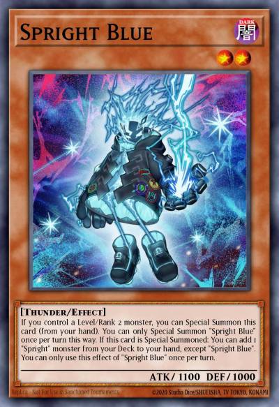 Spright Blue Ultra Rare BLTR-EN075 Battles of Legend Terminal Revenge Yugioh card