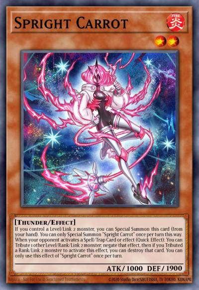 Spright Carrot Ultra Rare BLMR-EN067 Battles of Legend Monstrous Revenge Yugioh card