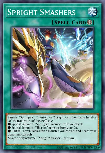 Spright Smashers Ultra Rare BLMR-EN098 Battles of Legend Monstrous Revenge Yugioh card