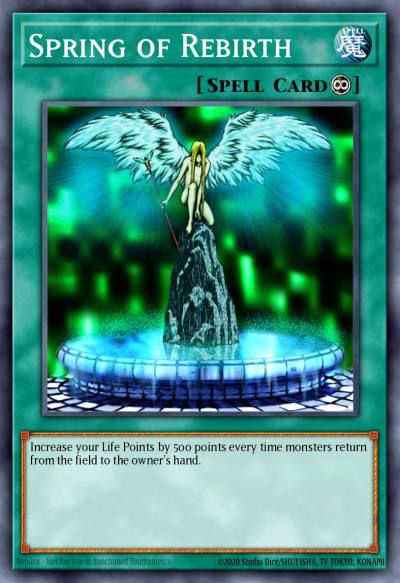 Spring of Rebirth Common DB2-EN185 Dark Beginning 2 Yugioh card