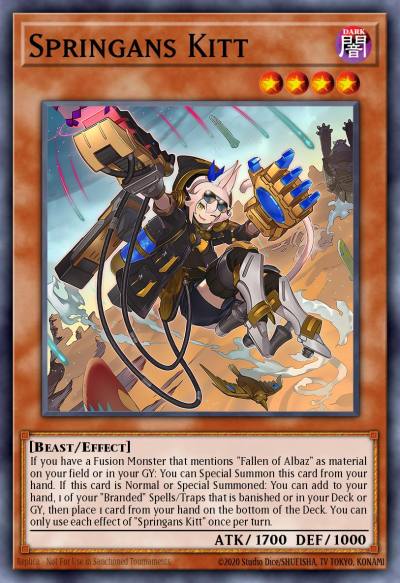 Springans Kitt Ultra Rare BLTR-EN108 Battles of Legend Terminal Revenge Yugioh card