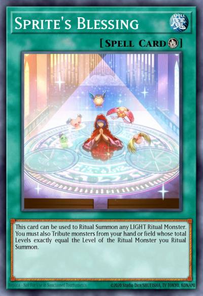 Sprites Blessing Common MP17-EN156 2017 Mega-Tin Mega Pack Yugioh card