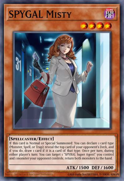 SPYGAL Misty Ultra Rare RATE-EN086 Raging Tempest Yugioh card