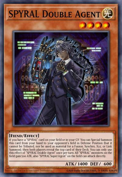 SPYRAL Double Agent Ultra Rare MP23-EN283 25th Anniversary Tin Dueling Heroes Mega Pack Yugioh card