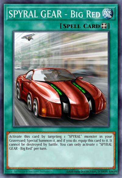 SPYRAL GEAR - Big Red Rare TDIL-EN089 The Dark Illusion Yugioh card