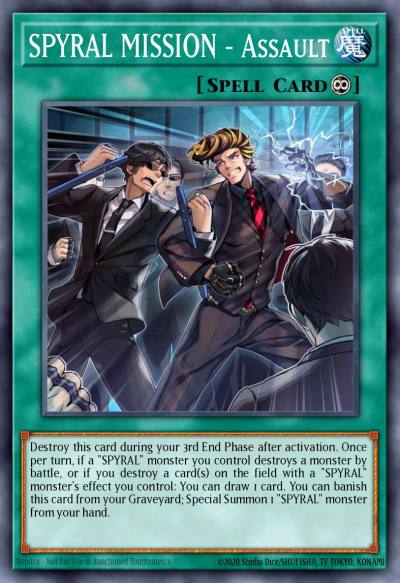 SPYRAL MISSION - Assault Rare INOV-EN088 Invasion Vengeance Yugioh card