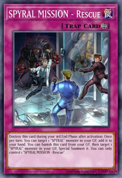 SPYRAL MISSION - Rescue Common MACR-EN089 Maximum Crisis Yugioh card