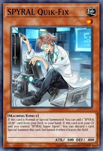 SPYRAL Quik-Fix Quarter Century Secret Rare BLMR-EN056 Battles of Legend Monstrous Revenge Yugioh card