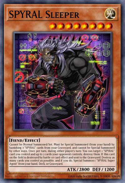 SPYRAL Sleeper Super Rare MACR-EN086 Maximum Crisis Yugioh card