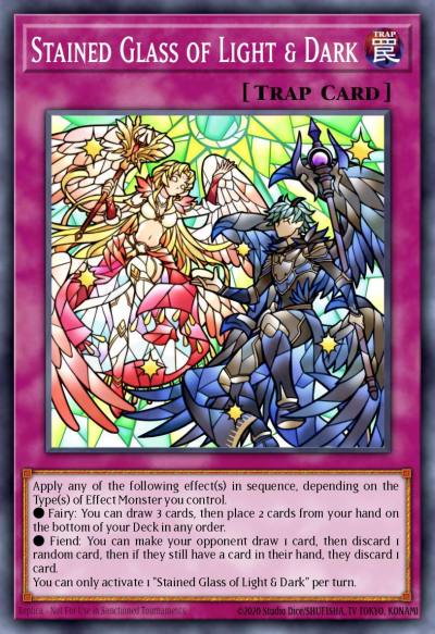 Stained Glass of Light and Dark Rare MP22-EN230 2022 Tin of the Pharaohs Gods Yugioh card