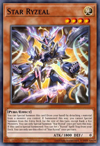 Star Ryzeal Quarter Century Secret Rare ALIN-EN022 Alliance Insight Yugioh card