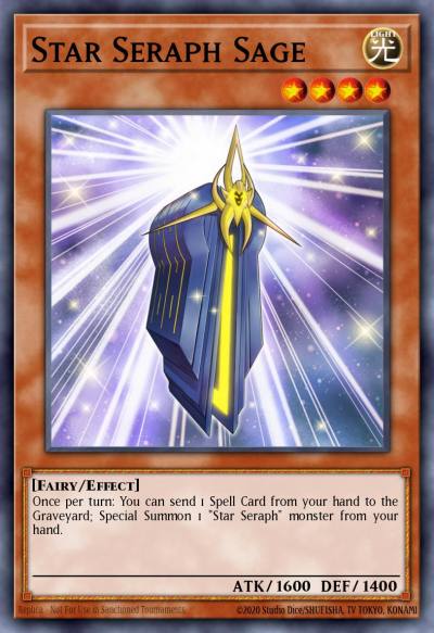 Star Seraph Sage Common JOTL-EN010 Judgment of the Light Yugioh card
