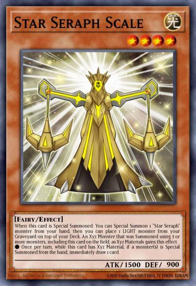 Star Seraph Scale Super Rare WSUP-EN019 World Superstars Yugioh card