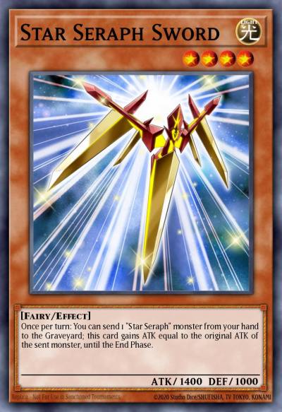Star Seraph Sword Common JOTL-EN011 Judgment of the Light Yugioh card