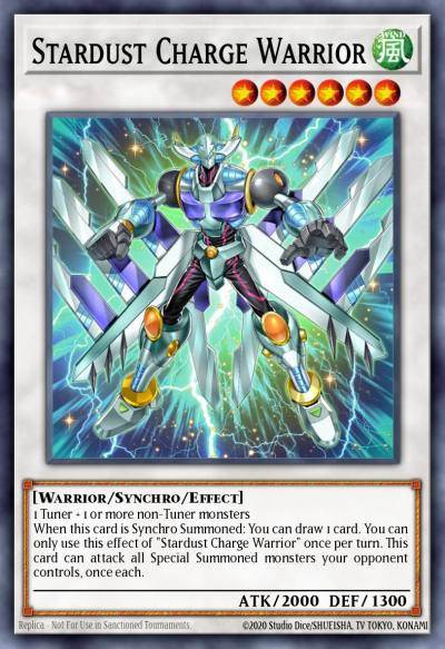 Stardust Charge Warrior Premium Gold Rare MAGO-EN029 Maximum Gold Yugioh card
