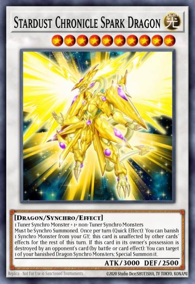 Stardust Chronicle Spark Dragon Super Rare CIBR-ENSE1 Circuit Break Special Edition Yugioh card